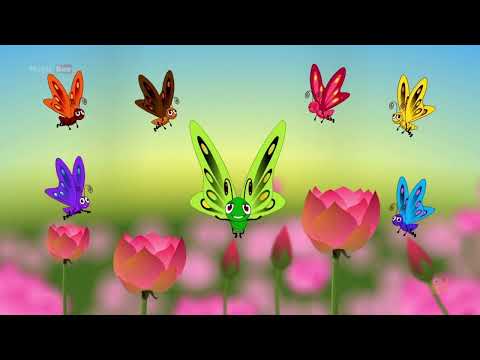 Butterfly Rhymes | Monkey Dance | Colourful Flowers |Rhymes in Tamil for Babies |Famous Tamil Rhymes