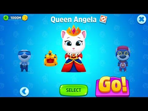 Talking Tom Fun Fair Halloween Update - Queen Angela s King Tom s Talking Hank - TNG