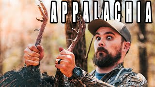GIANT SPURRED GOBBLER | 2025 Appalachian Turkey Hunt