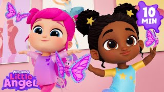 Dance Class with my Friends 🩰 Little Angel | Nursery Rhymes for Babies