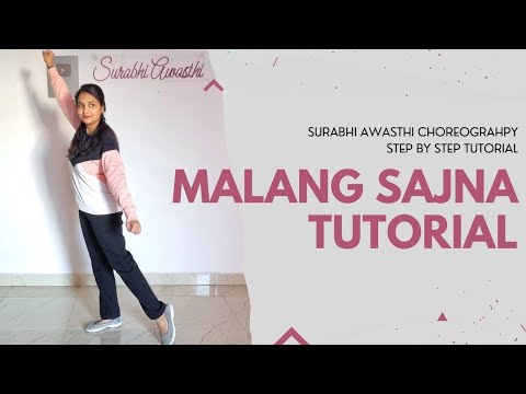 Malang Sajna Easy Dance Steps Choreography Tutorial | Sachet-Parampara | Surabhi Awasthi