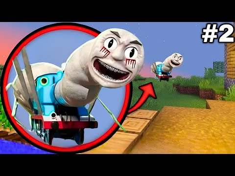 i Found Horror THOMAS TRAIN 😱 in Minecraft | ( Part-2 ) |