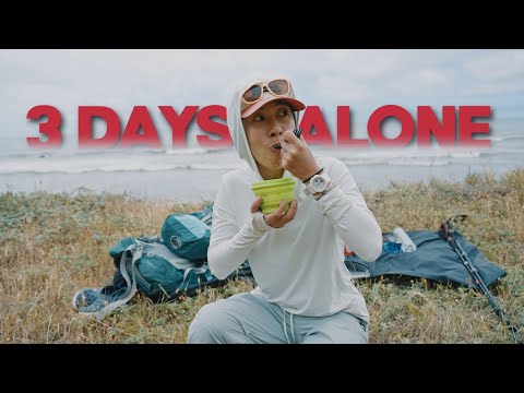 캘리포니아의 가장 거친 해안에서 혼자 3일 보내기 | 미국 캘리포니아 로스트 코스트