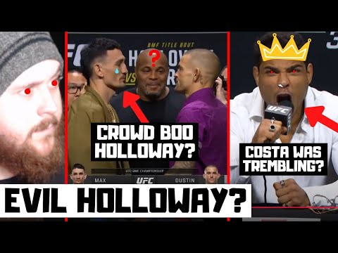 UFC 318 Press Conference Reaction! Paulo Costa ON DRUGS? Crowd BOO Holloway? No Vettori Or Allen?