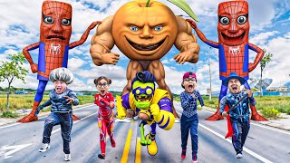 NEW TEAM Tung Tung Tung Sahur & U Din Din Din Dun Vs Family Scary Teacher HERO | Italian Brainrot