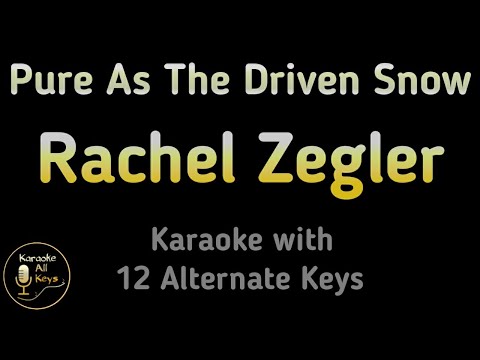 Rachel Zegler – Pure As The Driven Snow Karaoke Instrumental Lower Higher Male & Original Key