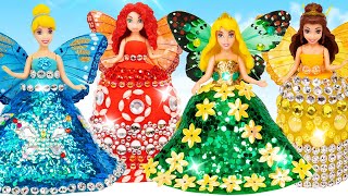 Miniature Butterfly Dresses for Disney Princesses