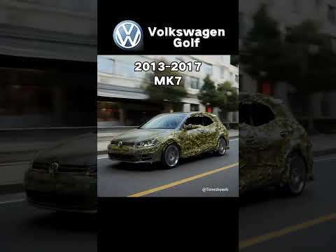 A brief history of the evolution of the Volkswagen Golf (1974-2014)#Volkswagen #golf #car #cars