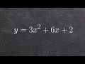 Graphing Quadratic Functions Concepts