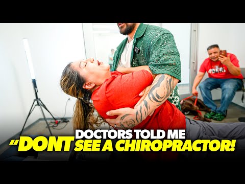 WOMAN **REFUSES** TO LISTEN TO HER DOCTOR ‼️🤬 | DR AVRAM | Asmr Chiropractic Back Pain