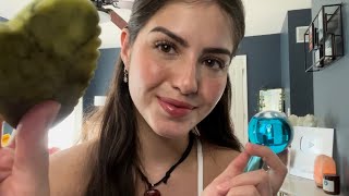 ASMR en Español - Hago tu Skincare para que Duermas Profundamente (Layered Sounds)🫧💆🏻‍♀️