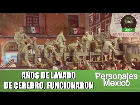 Y la gente en el Grito saludaba a los elementos de la Sedena; gente sin memoria histórica