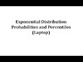 Understanding Exponential Distribution in Laptop Lifespan