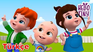 Bir Küçük Parmak Şarkısı | Bebekler için şarkılar | Hello Tiny Türkçe