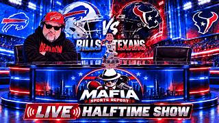 🚨 BUFFALO BILLS vs. TEXANS LIVE HALFTIME SHOW | Instant Reaction & Analysis!