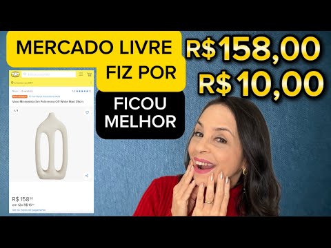 R$ 158,00 NO MERCADO LIVRE EU FIZ POR R$ 10,00