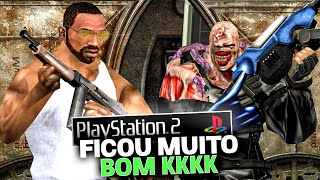 COLORAM O CJ E O NEMESIS NO RESIDENT EVIL 4 DO PS2 KKKKKKkkkkkk