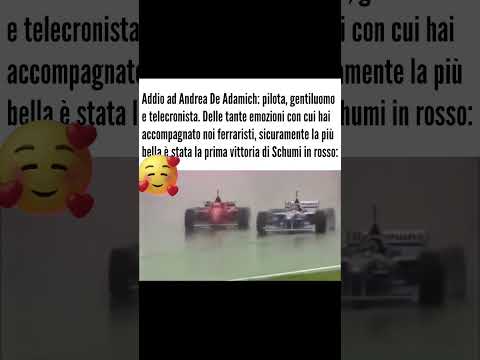 Ciao Andrea ❤️ #ferrari #automobile #charlesleclerc #formula1 #AndreaDeAdamich #ricordi