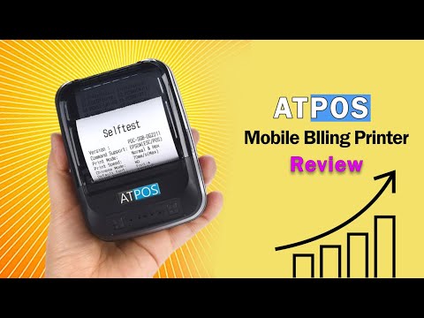 ATPOS Best Bluetooth Thermal Printer Review | Best for small businesses & shopkeepers || ATPOS HL450