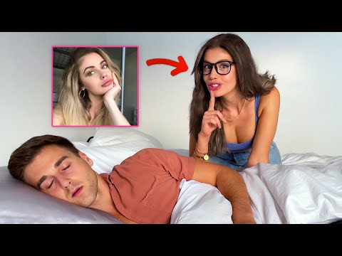 Pranking My Boyfriend With My "Exact Opposite" Look.. (Hair Dyed, Glasses, Etc.)