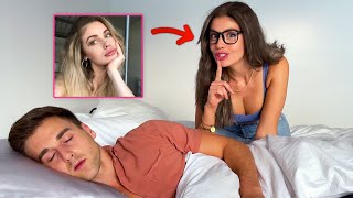 Pranking My Boyfriend With My "Exact Opposite" Look.. (Hair Dyed, Glasses, Etc.)