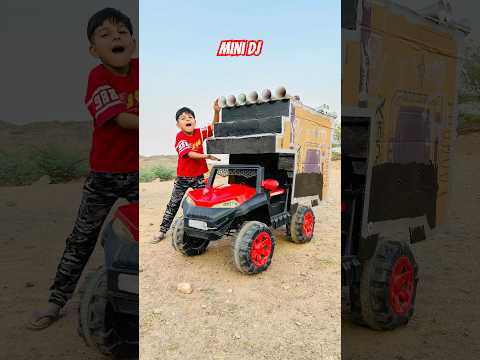 Power new mini dj vs big driver😱😱|| new mini truck dj setup || djdj gadi #djsong