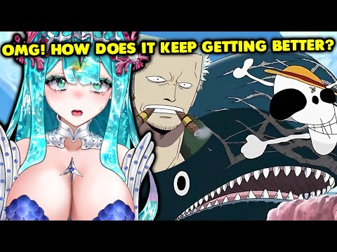 We Got This VTUBER To Watch ONE PIECE: Logue Town & Reverse Mountain HYPE