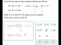 Set Theory Concepts and Notation
