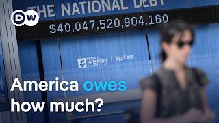 YouTube video thumbnail:  US National Debt has Reached $40 Trillion for the First Time 