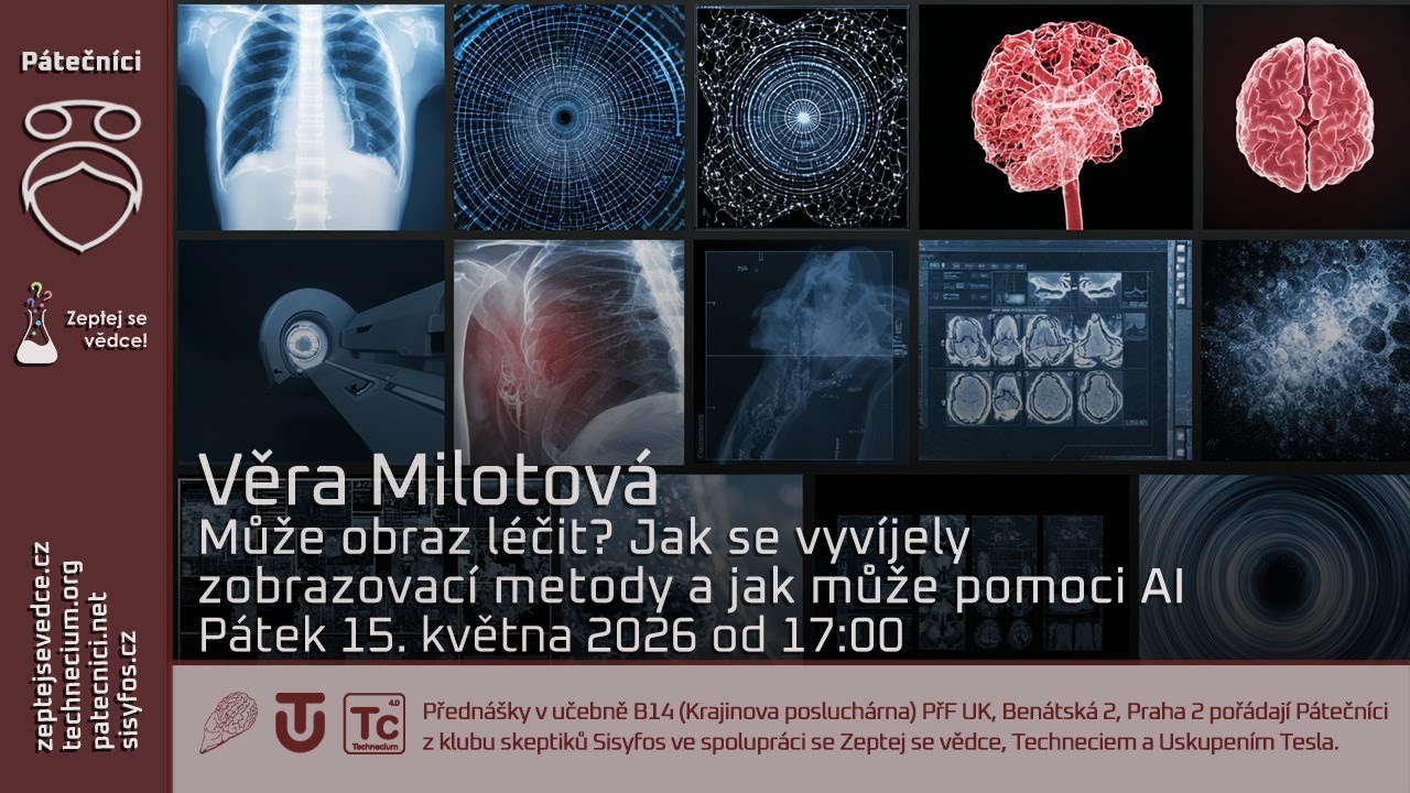 15. května 2026: Věra Milotová - Může obraz léčit? Jak se vyvíjely zobrazovací metody a jak může pomoci