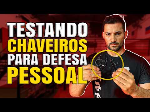 Testando CHAVEIROS DE DEFESA PESSOAL | Krav Maga Caveira