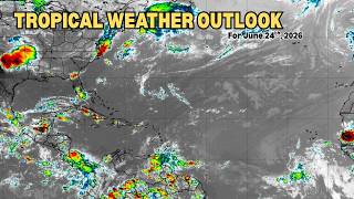 Tropical Weather Outlook for June 24th, 2026