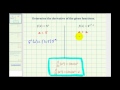Understanding Derivatives of Exponential Functions