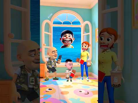 বল্টু চকলেট খেলে দাঁতে পোকা হয় তুমি চকলেটটা জলে ফেলে দাও । Bangla cartoon Mojar golpo #short