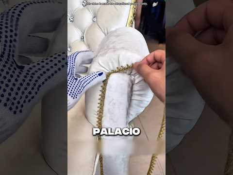 Convirtió una silla de plástico en un sillón de lujo 😱
