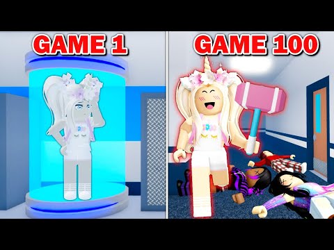 I Played *100 Games* of Flee The Facility! (Roblox)