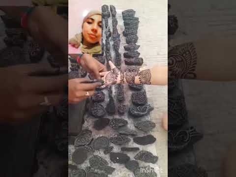 جديد حنة او نقش حنة بي طابع دقيق راكي ناقصة عند معطي مول فراشة