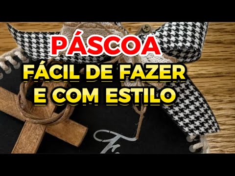 DIY- FAÇA VOCÊ MESMO LINDA DECORAÇÃO DE PÁSCOA ESTILO FARMHOUSE