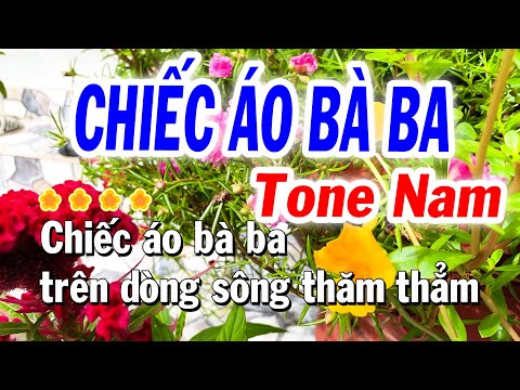 Karaoke Chiếc Áo Bà Ba Tone Nam ( Nhạc Sống Chứ Lớn Dễ Hát ) Karaoke Tuyết Nhi