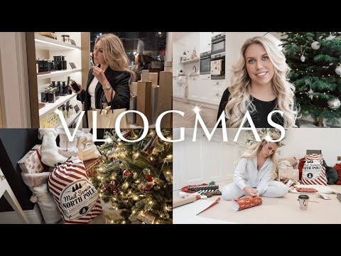 FINAL VLOGMAS ⭐️ Wrapping presents & Jo Malone shopping in Manchester