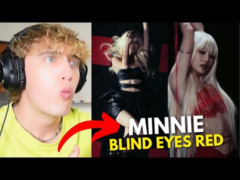 민니(MINNIE) - 'Blind Eyes Red' Official Music Video - REACTION