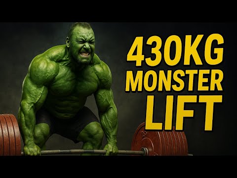 Deadlifting 948lbs / 430kg for reps.