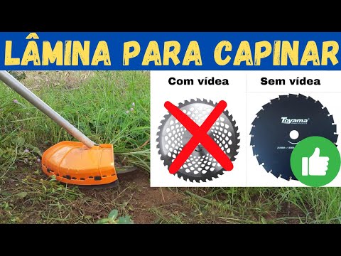 CAPINANDO com ROÇADEIRA em TERRA com PEDRAS. Qual melhor disco para carpir com a roçadeira?