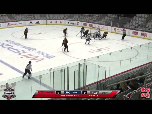 Women's Hockey StFX vs Guelph CIS Quarter-final highlights