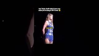 Oxygen masks are available to artists, yet Taylor had none to use 😢 | #taylorswift #shorts