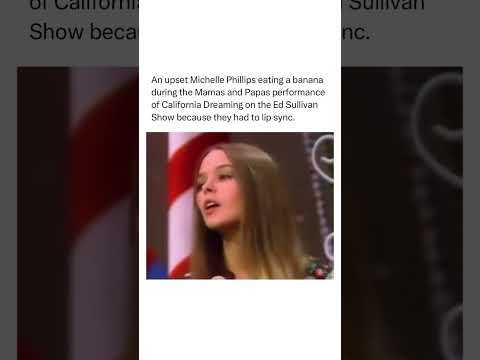 Michelle Phillips' SHOCKING Protest on Ed Sullivan Show #daily #world #facts #history #peace #global