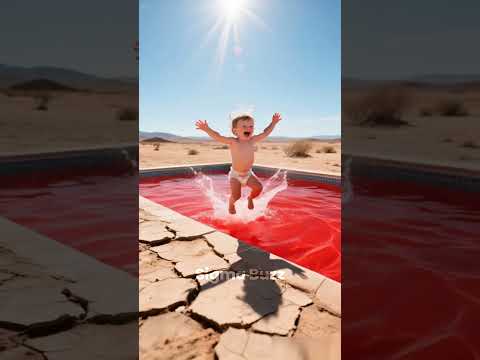 The child troubled by the heat scolded the dog #shorts #child #ai