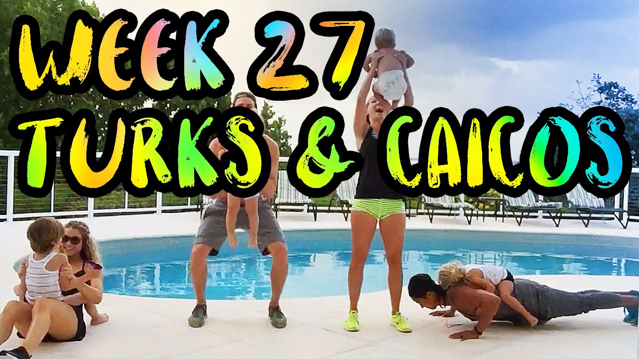 How To Exercise on Vacation with Cara Loren. Family Workout WEEK 27: Turks and Caicos