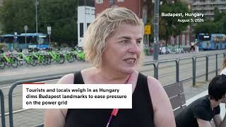 YouTube video thumbnail: Hungary Dims Budapest Landmarks Amid Power Crisis