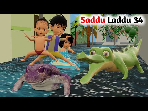 Saddu Laddu 34 | Saddu laddu Cartoon | Desi Comedy Video | Pagal Beta | Mjo Tools